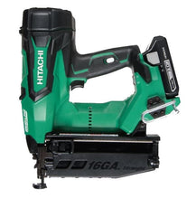 HITACHI NT1865DM 2-1/2" 18V Cordless 16ga Straight Finish Nailer Kit (Refurbished)