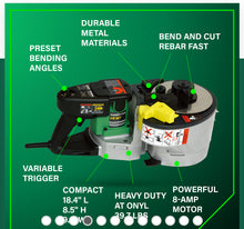 METABO HPT VB16Y 40 lb Portable Rebar Bender/Cutter (Refurbished)