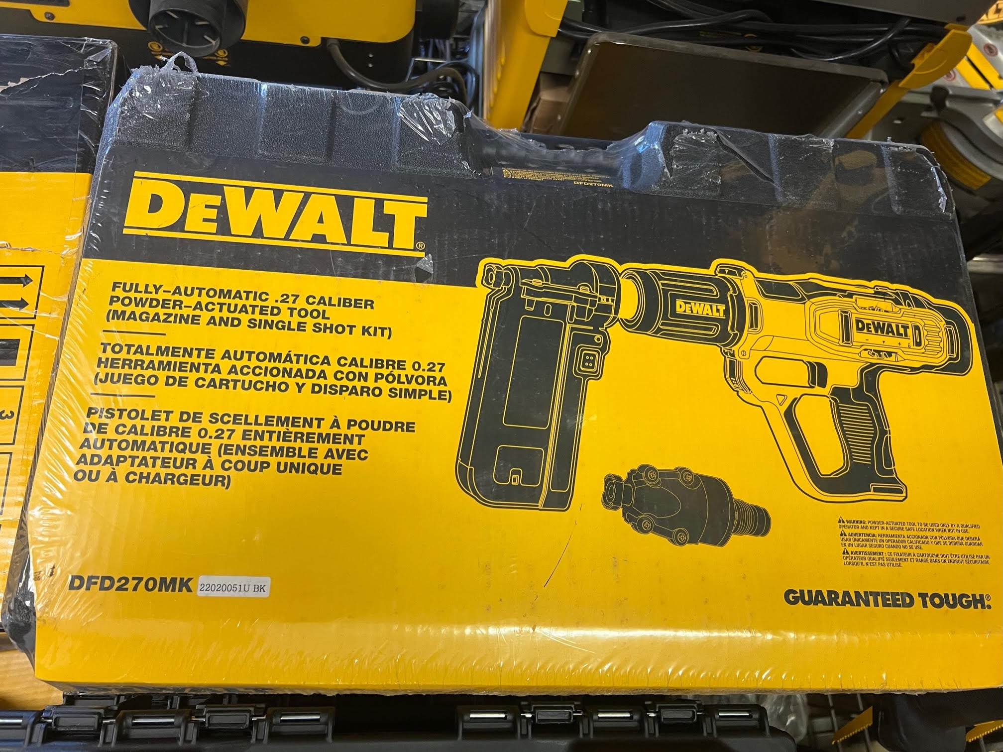 DEWALT DFD270MK Fully-Automatic Caliber Powder-Actuated
