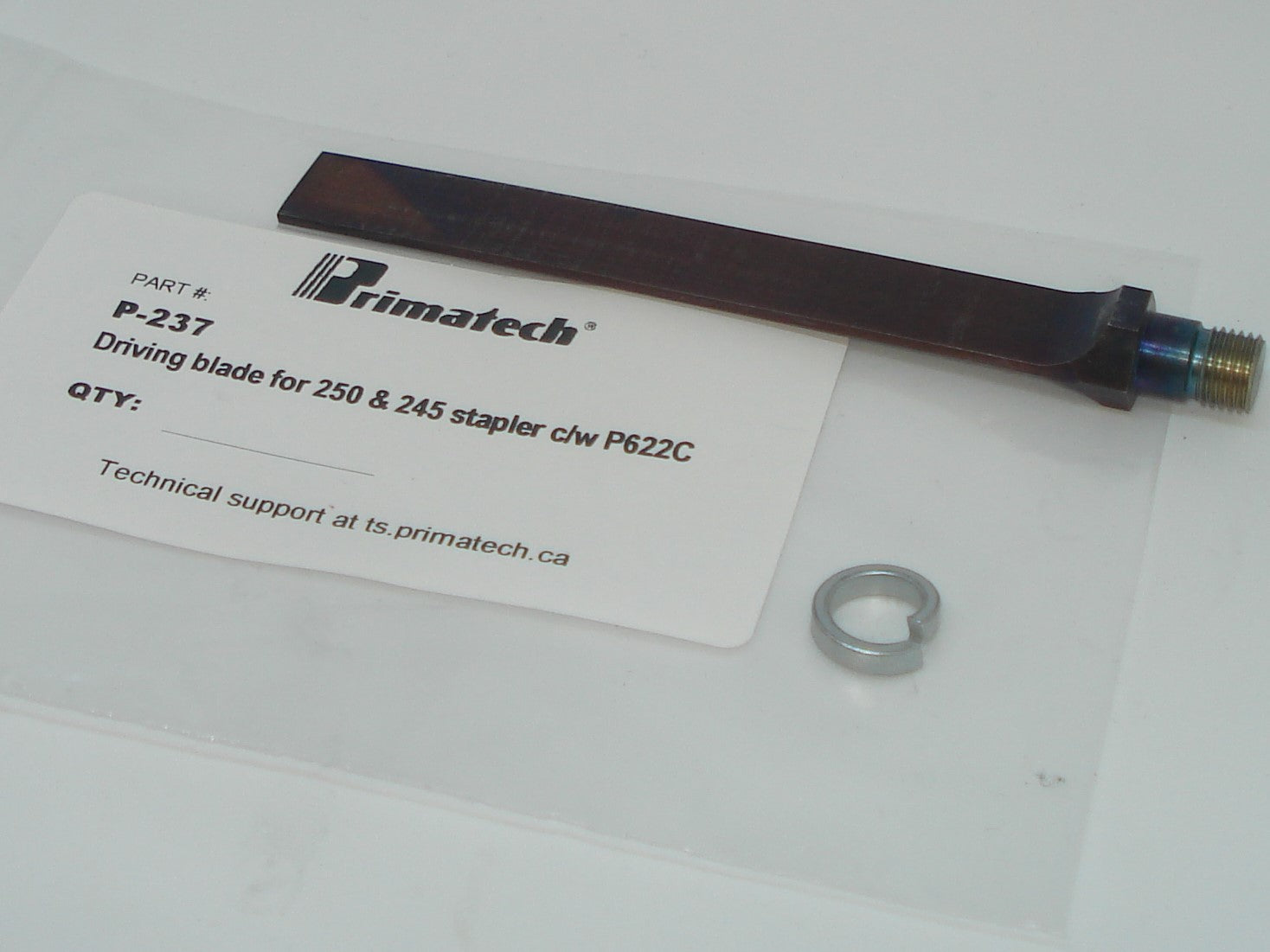 Plamodeler 237　② PRIMATECH P-237 Driving Blade – Complete Equipment Sales & Service