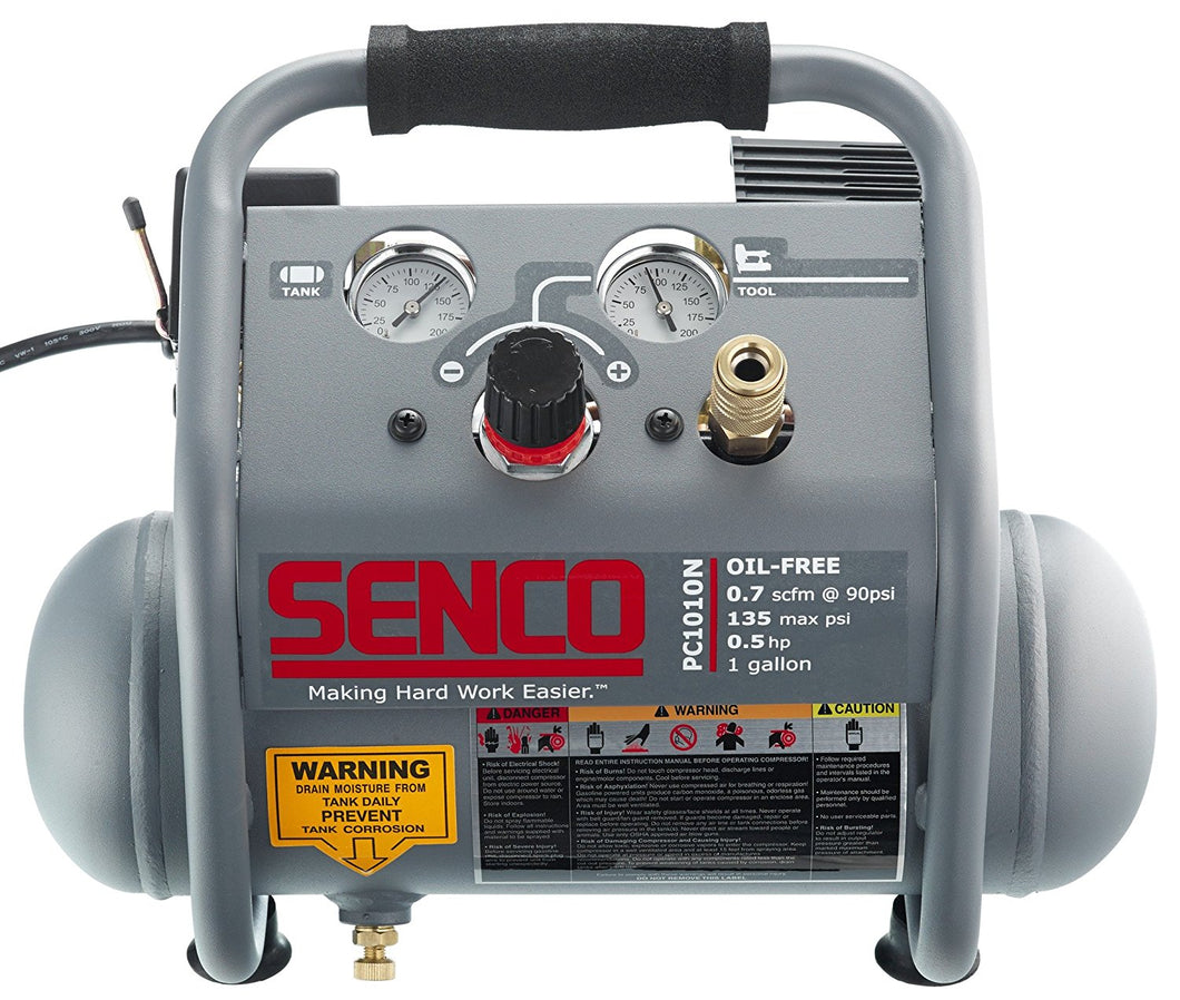 SENCO PC1010N 1/2 HP, 1 Gallon Finish & Trim Air Compressor